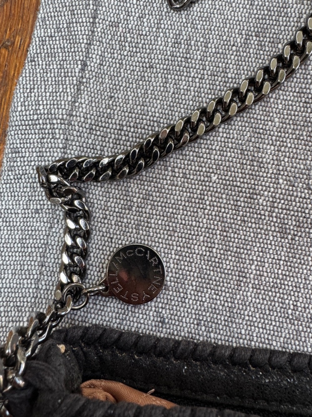 Stella McCartney Vegetarian Suede Crossbody Bag - Picture 3 of 9